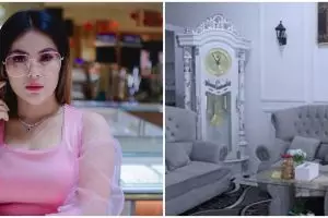 11 Potret rumah Dila Erista D’Academy, megah dilengkapi jam gadang