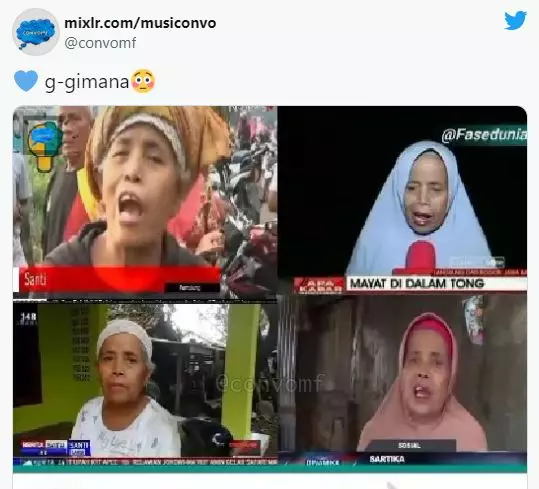 ibu Sartika saksi kejadian © 2021 brilio.net