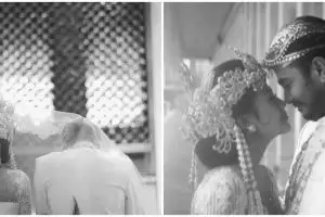 Lepas masa duda, Marthino Lio resmi menikah dengan Delia Husein