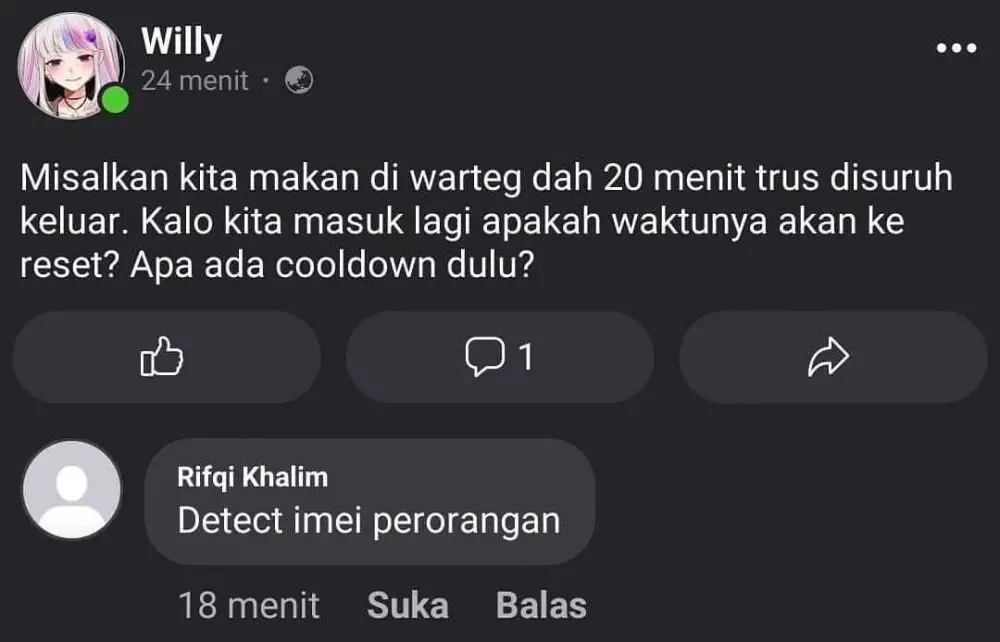 momen lucu tanya jawab komentar medsos malah bikin mikir © 2021 instagram.com momen lucu tanya jawab komentar medsos malah bikin mikir © 2021 instagram.com