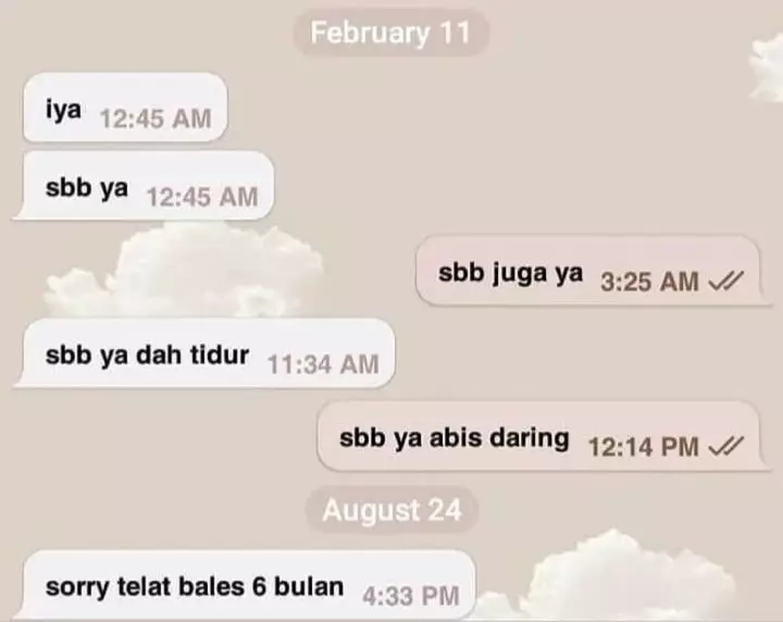 chat lucu kalau temen males bales nyesek banget © 2021 instagram.com chat lucu kalau temen males bales nyesek banget © 2021 instagram.com