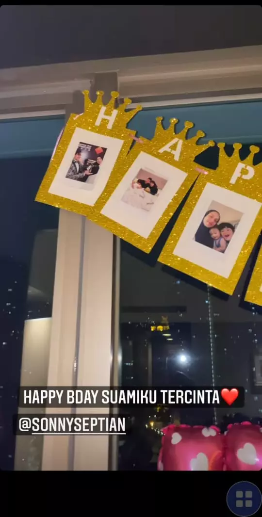 Momen ultah Sonny Septian ke-35 Instagram/@fairuzarafiq
