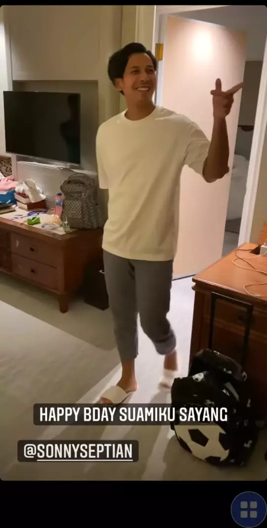 Momen ultah Sonny Septian ke-35 Instagram/@fairuzarafiq