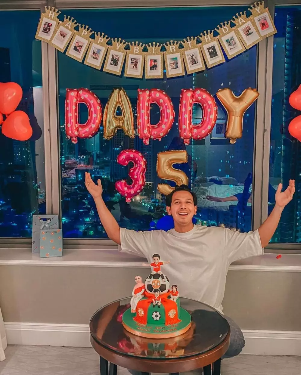 Momen ultah Sonny Septian ke-35 Instagram/@fairuzarafiq