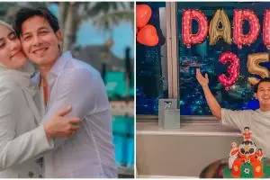 9 Momen ultah Sonny Septian ke-35, dapat kejutan manis dari Fairuz