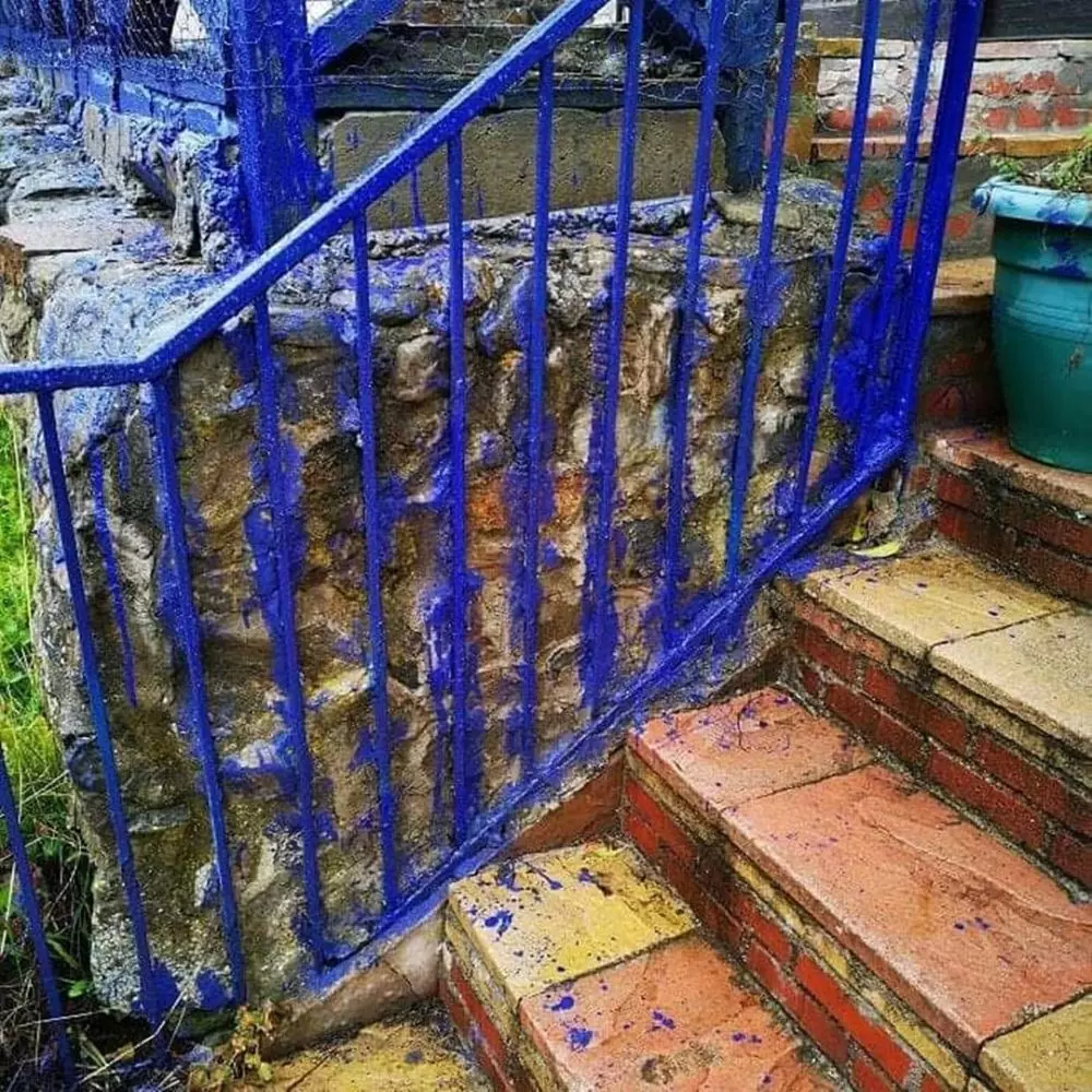 potret lucu hasil orang ngecat bikin greget © 2021 berbagai sumber