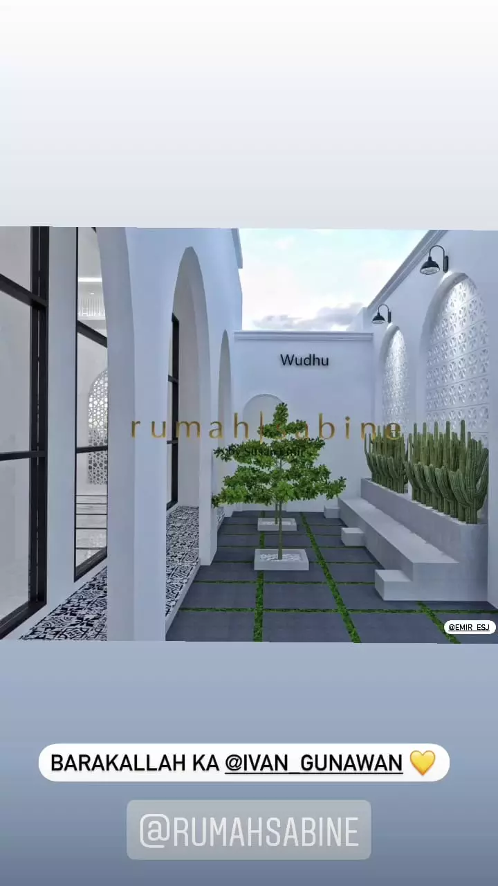 desain masjid dibangun ivan gunawan © instagram desain masjid dibangun ivan gunawan © instagram