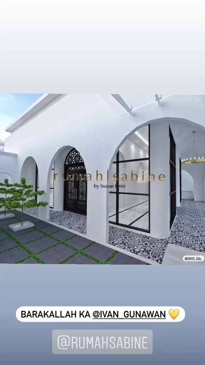 desain masjid dibangun ivan gunawan © instagram desain masjid dibangun ivan gunawan © instagram