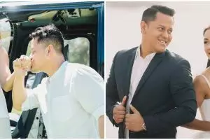 Jelang nikah, Melanie Putria ziarah ke makam istri calon suaminya