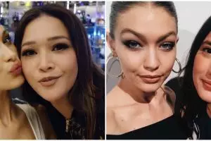 Bahagia ketemu idola, 11 seleb cantik ini foto bareng artis Hollywood