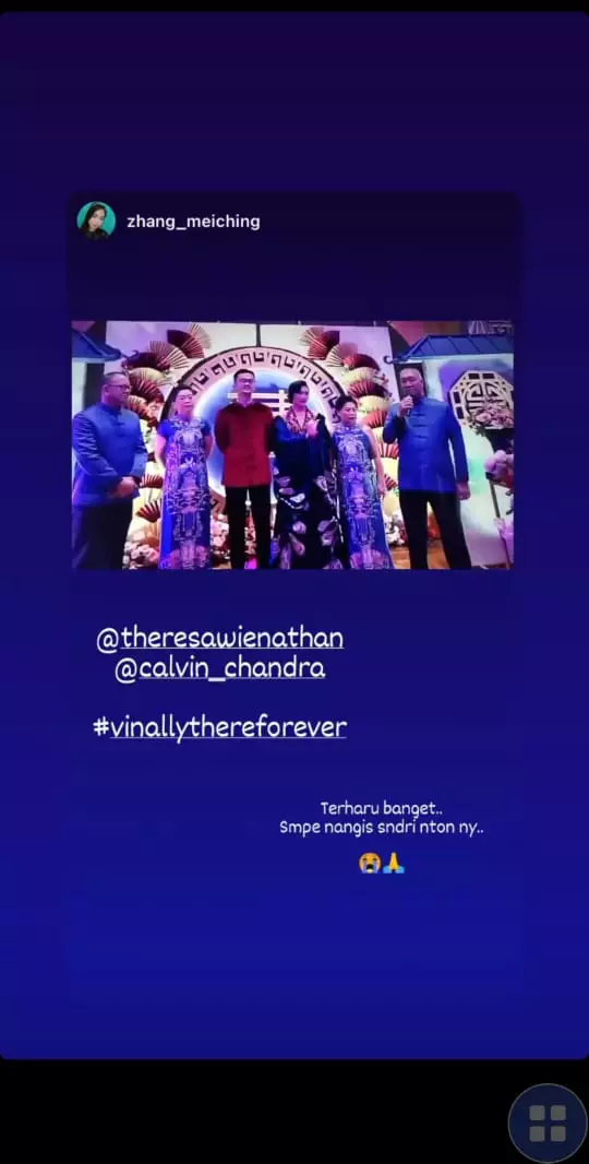 momen nikah Theresa Wienathan dari berbagai sumber