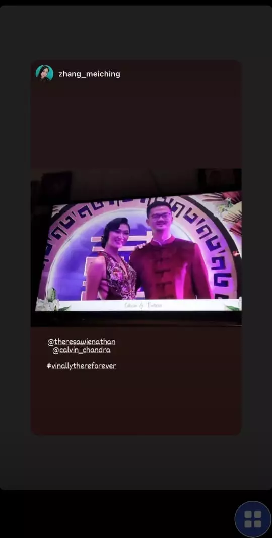 momen nikah Theresa Wienathan dari berbagai sumber