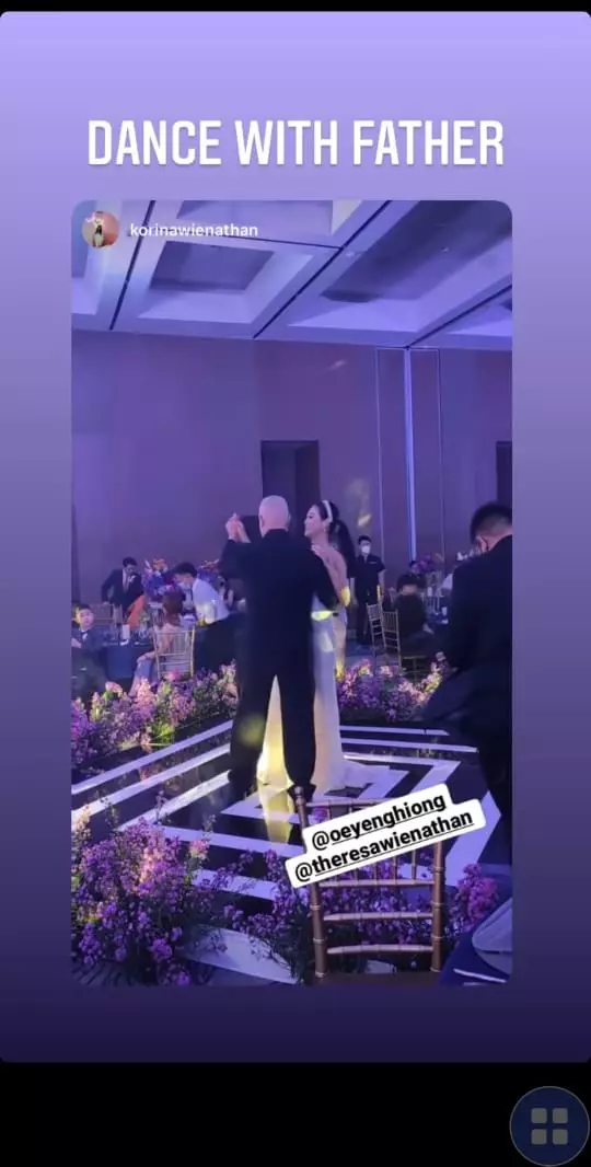 momen nikah Theresa Wienathan dari berbagai sumber