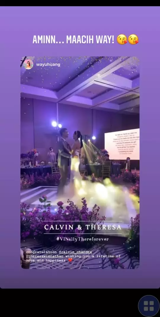 momen nikah Theresa Wienathan dari berbagai sumber