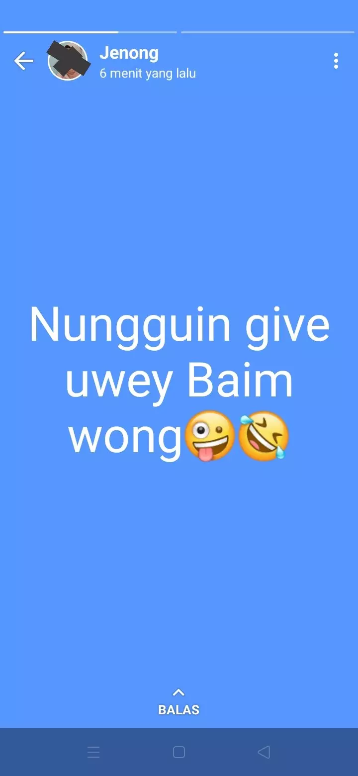 kesalahan di status WA pas pakai bahasa Inggris © 2021 twitter.com