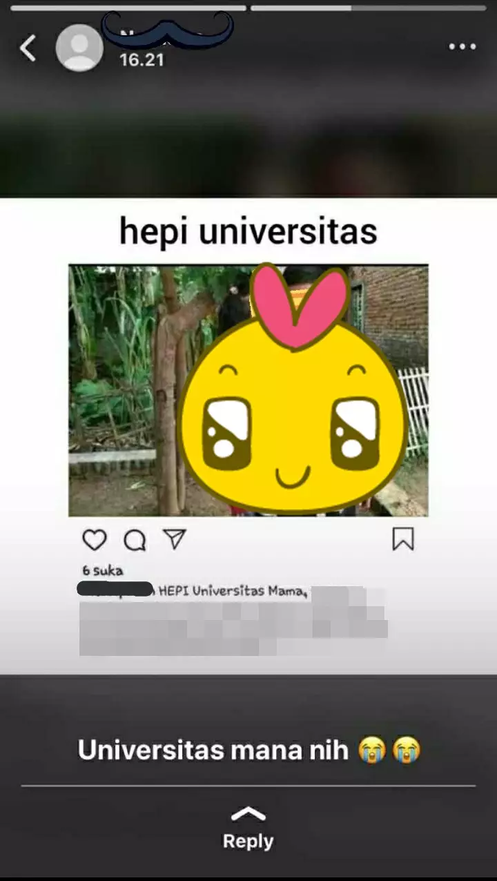 kesalahan di status WA pas pakai bahasa Inggris © 2021 twitter.com