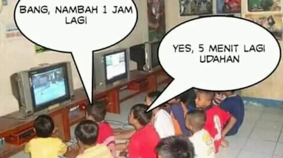 meme kecanduan game istimewa
