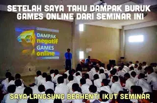 meme kecanduan game istimewa