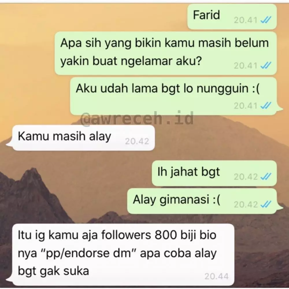 chat diajakin putus tapi alasannya sepele © 2021 berbagai sumber