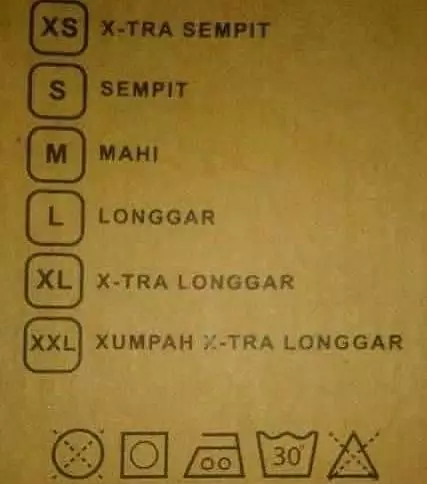 peringatan di label baju yang bikin melongo abis © 2021 1cak.com