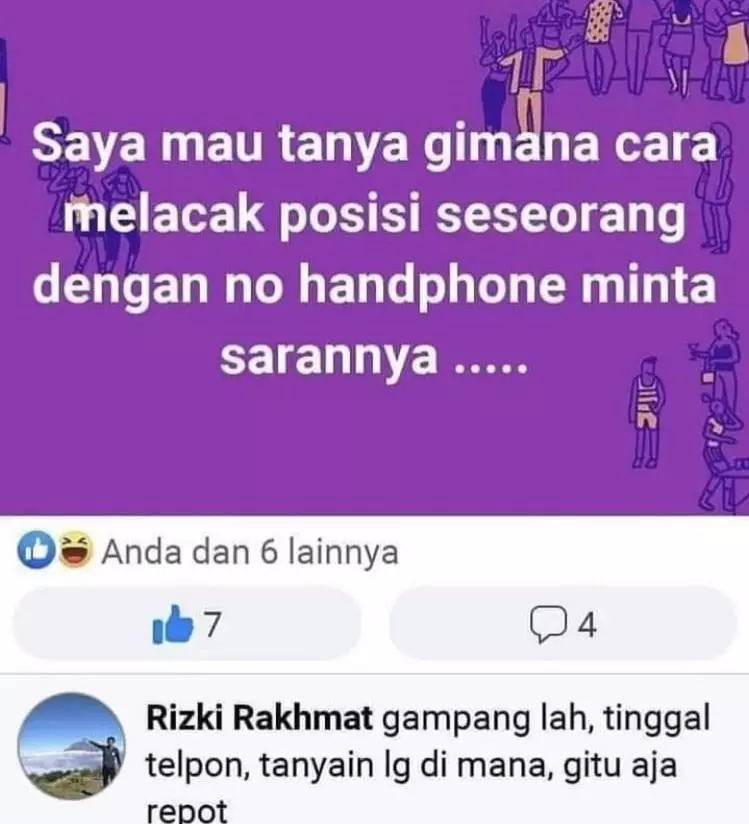 informasi nyeleneh di Facebook bikin mikir © 2021 instagram.com