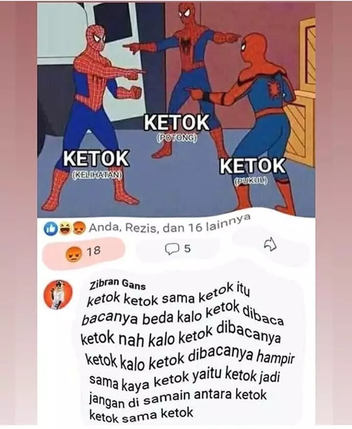 informasi nyeleneh di Facebook bikin mikir © 2021 instagram.com