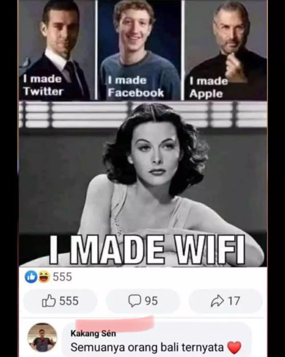 informasi nyeleneh di Facebook bikin mikir © 2021 instagram.com