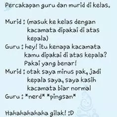 Aksi lucu siswa © 2021 brilio.net
