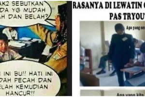 9 Aksi lucu siswa dengan gurunya ini bikin nggak tega ketawa