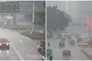 Potensi hujan petir di wilayah Indonesia akibat 3 fenomena musim