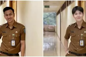 5 Potret Fadhil Achyari, sosok di balik editan Kim Seon-ho jadi PNS 