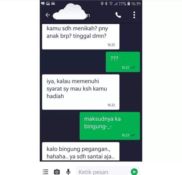 chat lucu pelanggan ojek online malah bikin baper banget © 2021 instagram.com chat lucu pelanggan ojek online malah bikin baper banget © 2021 instagram.com