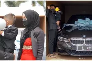 Bukan seleb, viral bocah 2 tahun dapat kado mobil senilai Rp 1,2 M