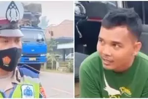 Tanpa imbalan, aksi polisi bantu belikan bensin truk ini tuai pujian