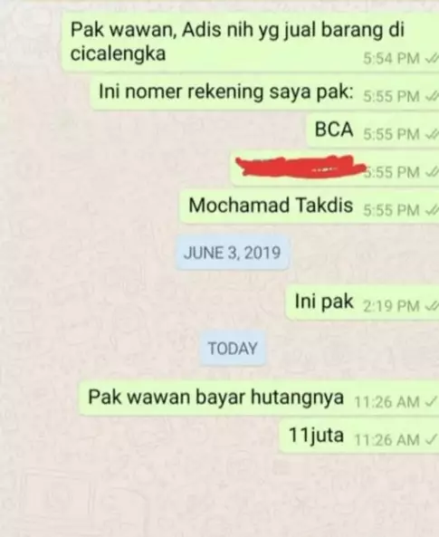 17 Chat tagih utang ini bikin gregetan berbagai sumber