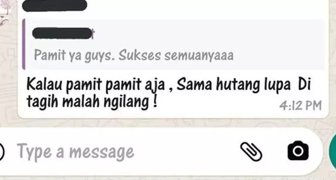 17 Chat tagih utang ini bikin gregetan berbagai sumber