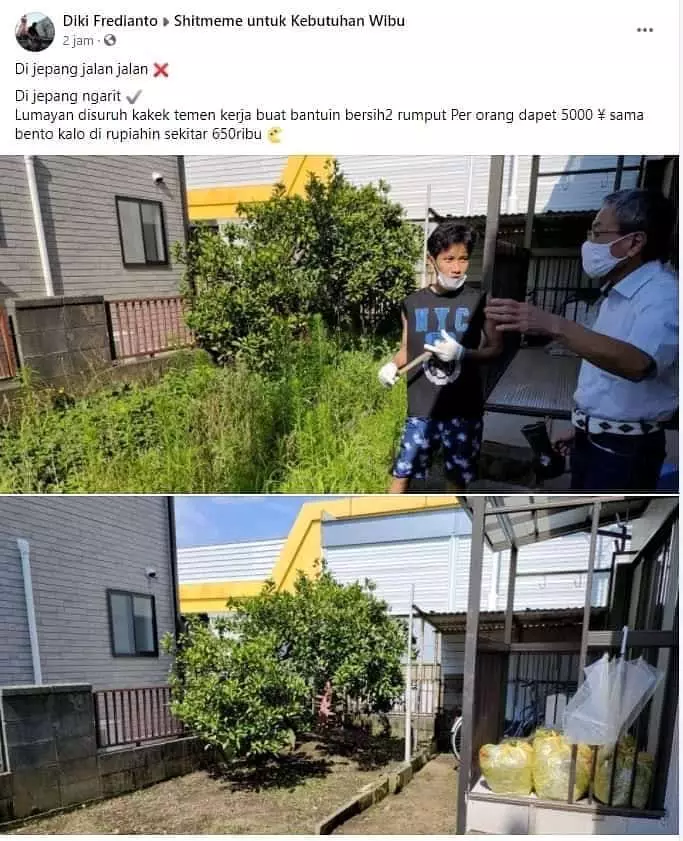 status fb ceritain pengalaman lucu absurd © 2021 instagram.com