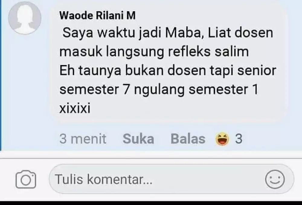 status fb ceritain pengalaman lucu absurd © 2021 instagram.com