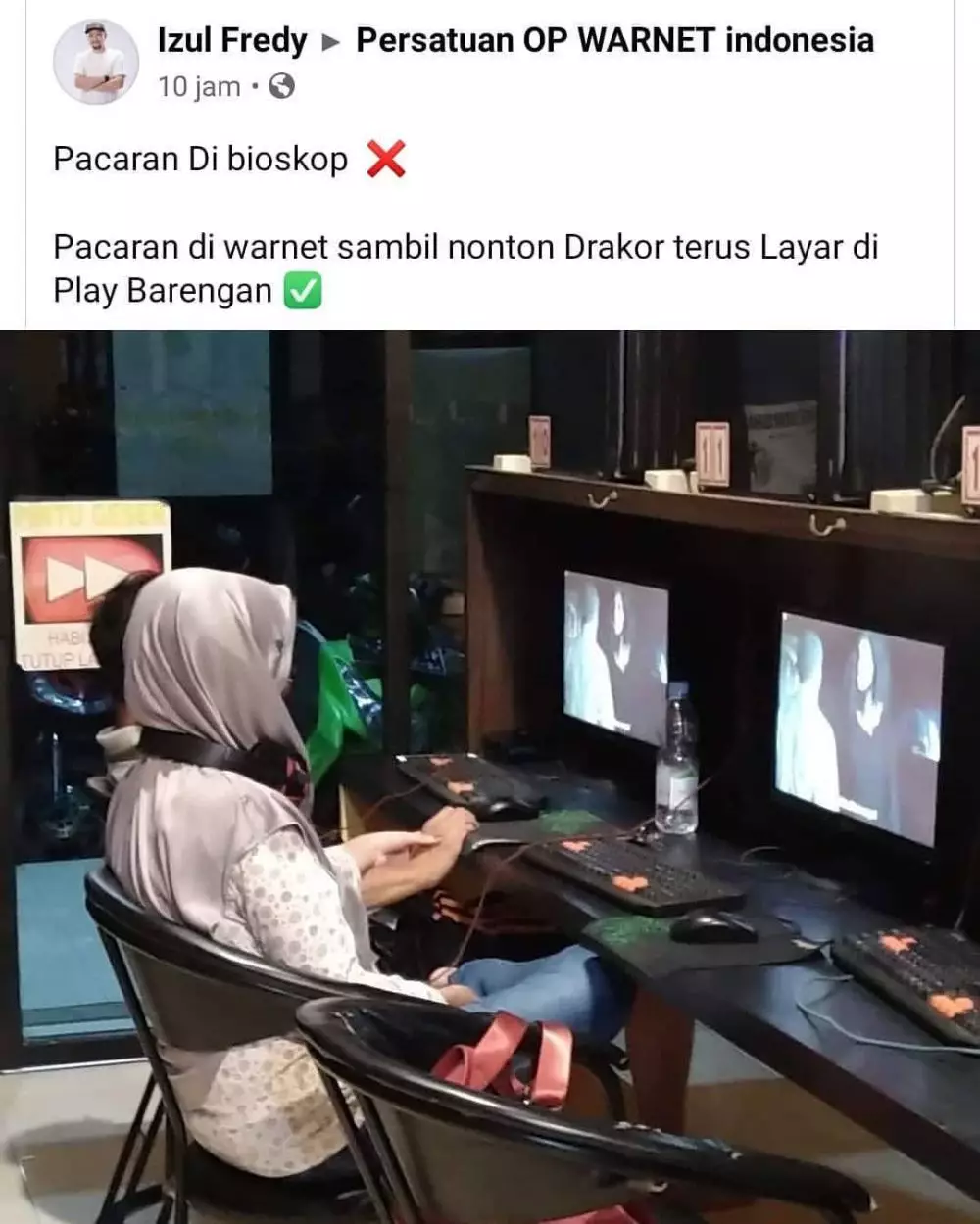 status fb ceritain pengalaman lucu absurd © 2021 instagram.com