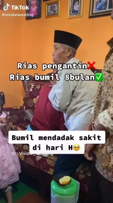 ibu hamil dirias mua © 2021 TikTok