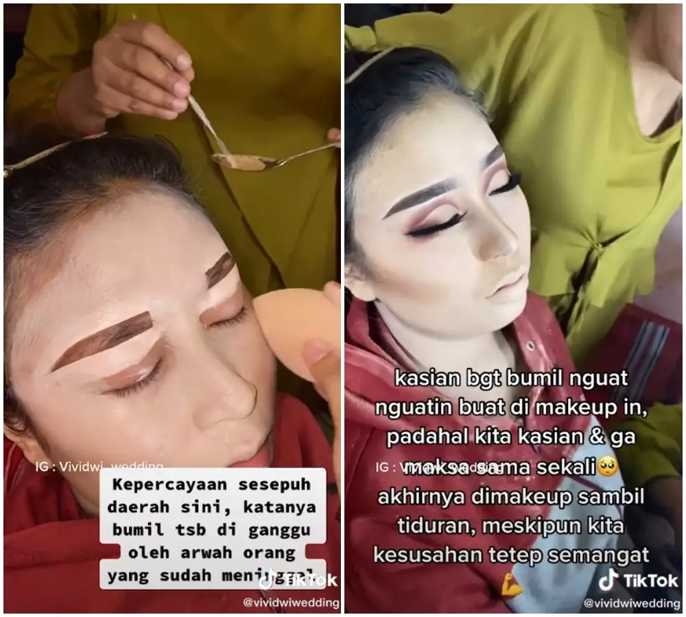 ibu hamil dirias mua © 2021 TikTok