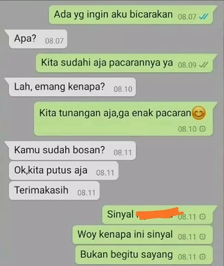 chat lucu tetap salah paham bikin capek banget © 2021 instagram.com