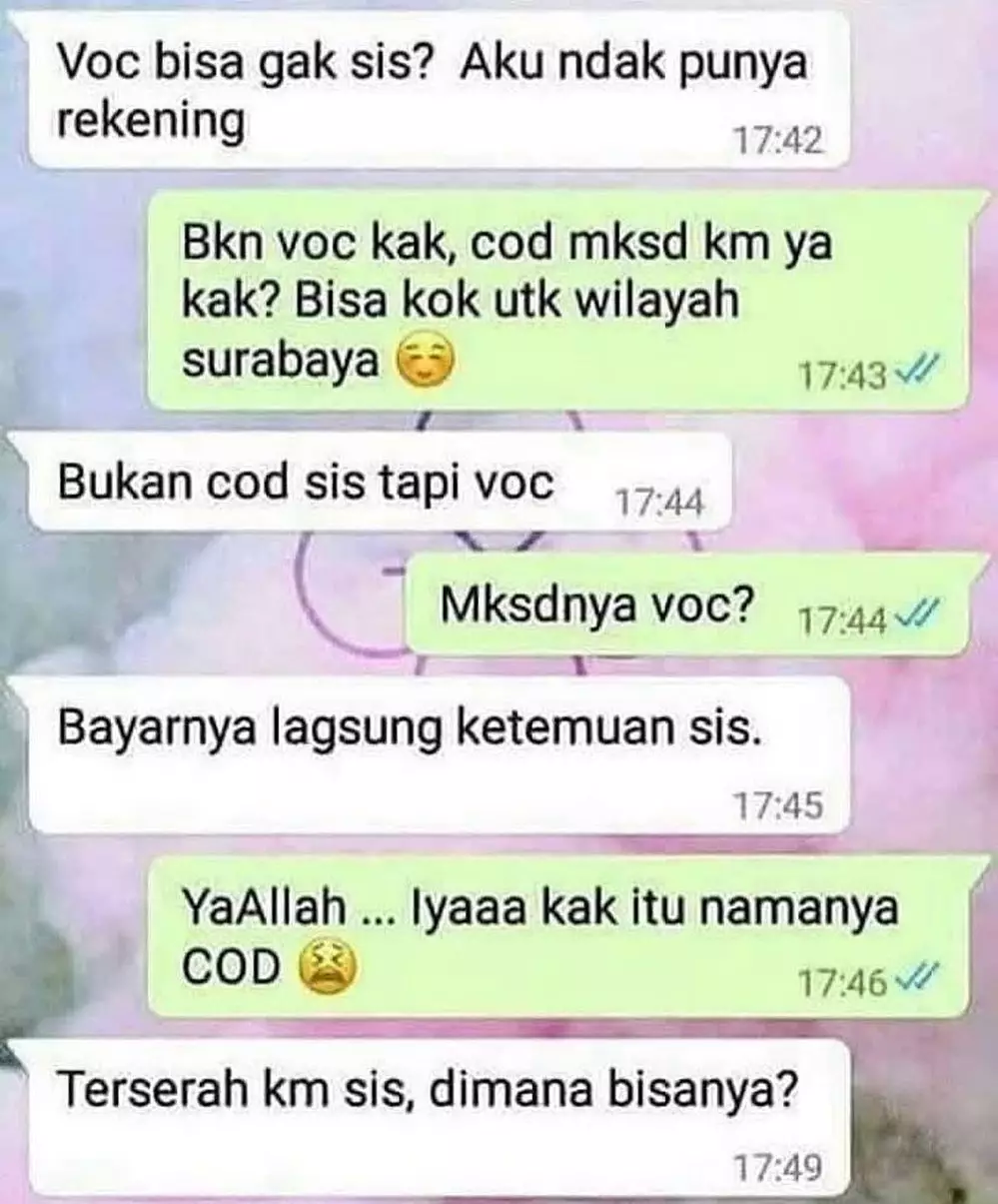 chat lucu tetap salah paham bikin capek banget © 2021 instagram.com