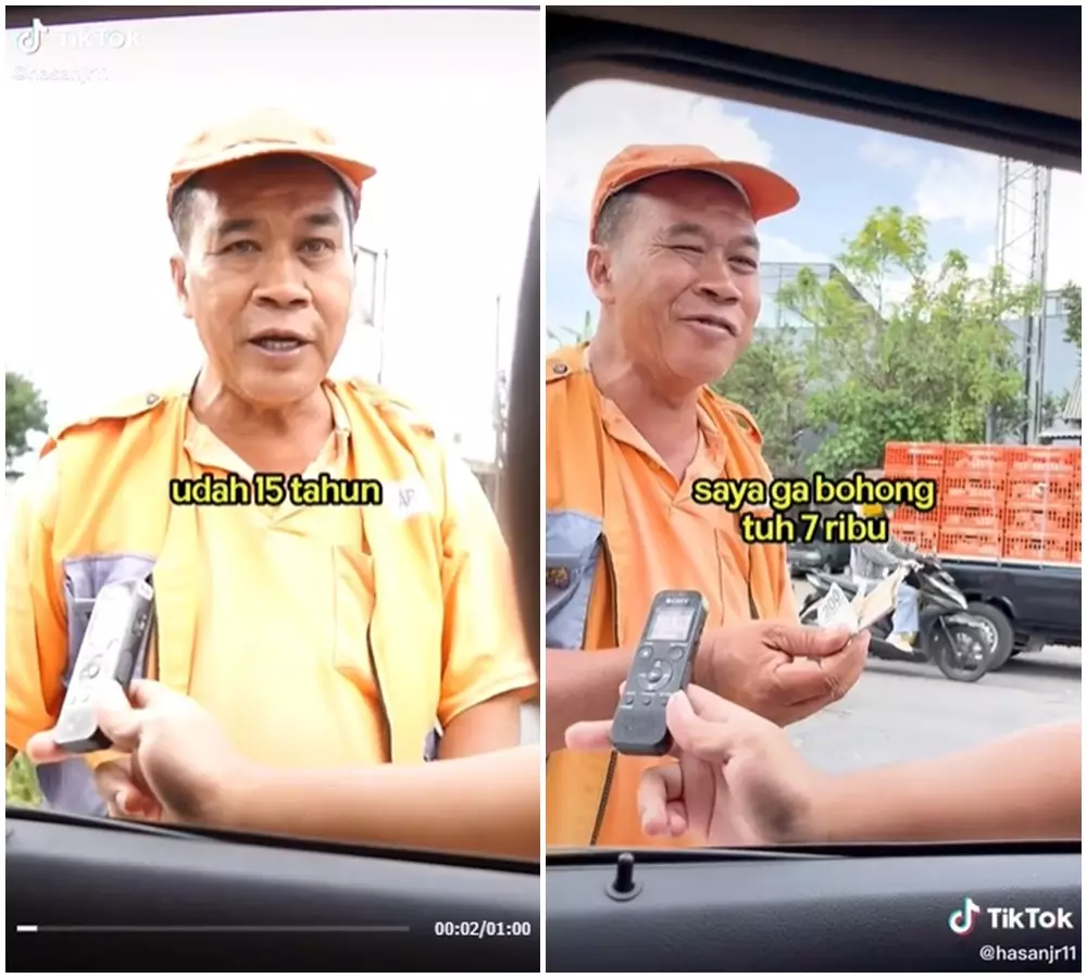 tukang parkir rejeki nomplok © 2021 TikTok