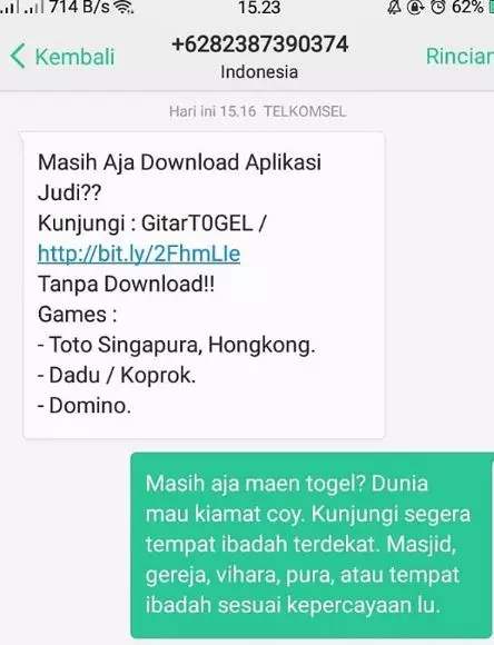 27 Balasan SMS penipuan ini kocak berbagai sumber