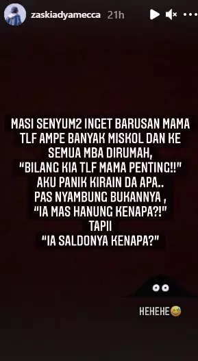 Diberitakan saldo Zaskia Adya Mecca nol rupiah © Instagram/@zaskiadyamecca Diberitakan saldo Zaskia Adya Mecca nol rupiah © Instagram/@zaskiadyamecca