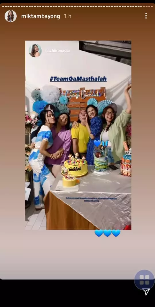 Momen ultah Mikha Tambayong Instagram/@miktambayong Momen ultah Mikha Tambayong Instagram/@miktambayong