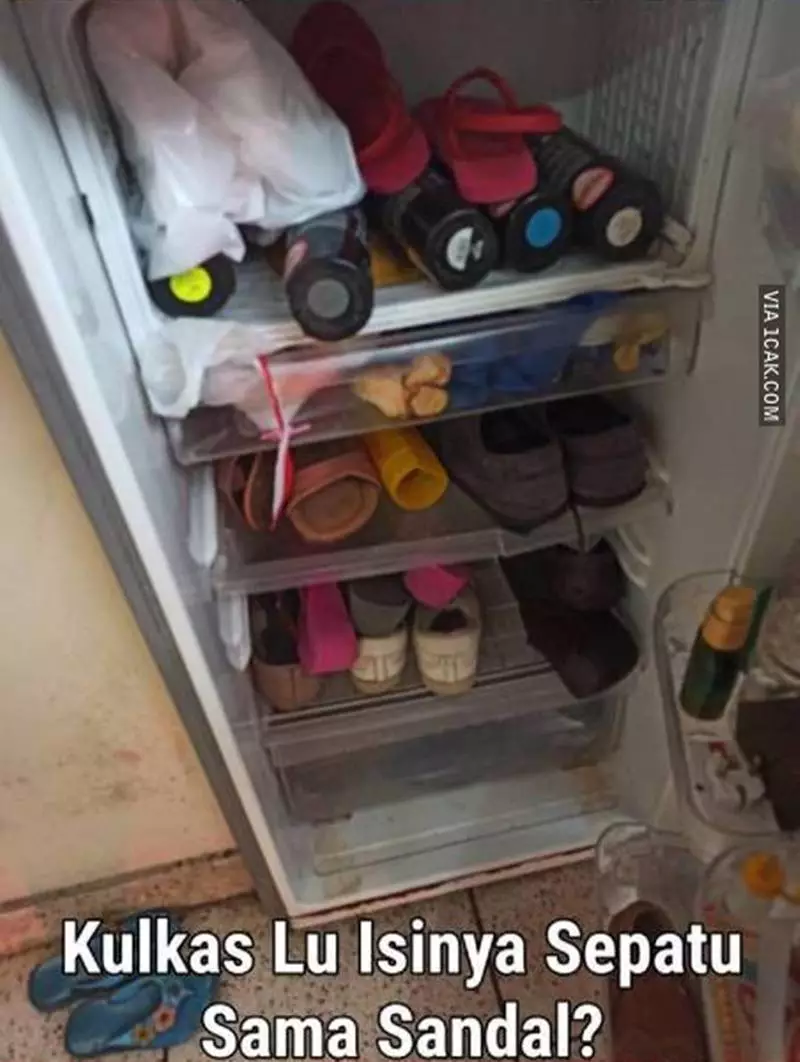 13 Potret kulkas alih fungsi jadi lemari berbagai sumber