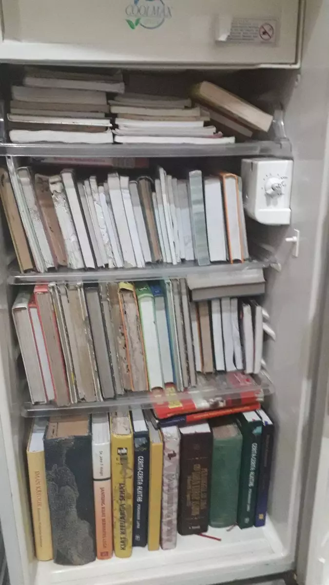 13 Potret kulkas alih fungsi jadi lemari berbagai sumber