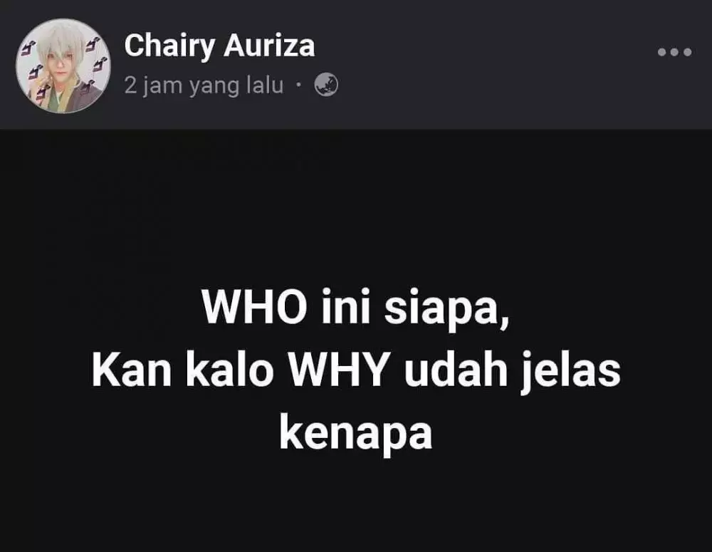 status FB guyonan singkat yang lucu abis © 2021 instagram.com